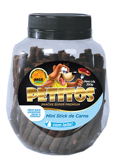 PETITOS MINI STICK BABY SABOR CARNE COM LEITE 350g Image