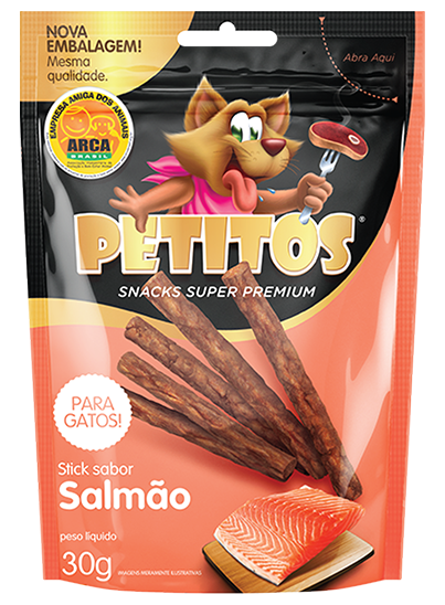 PETITOS STICK SABOR SALMÃO 30g Image